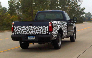 Illustration for article titled 2011 Ford Super Duty Out For A Lightly Camouflaged Drive